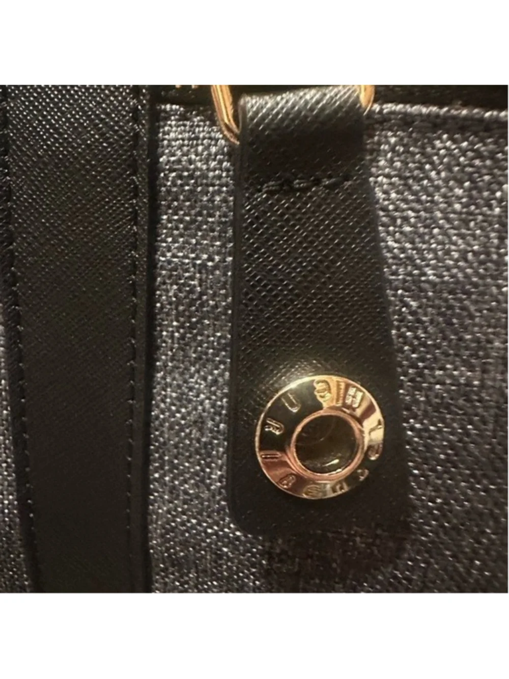 Henri Bendel Jetsetter 3-Way Convertible Backpack Grey Tweed Leather EUC Rare